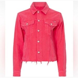 Mother Denim The Cutter Drifter Azalea Denim Jacket